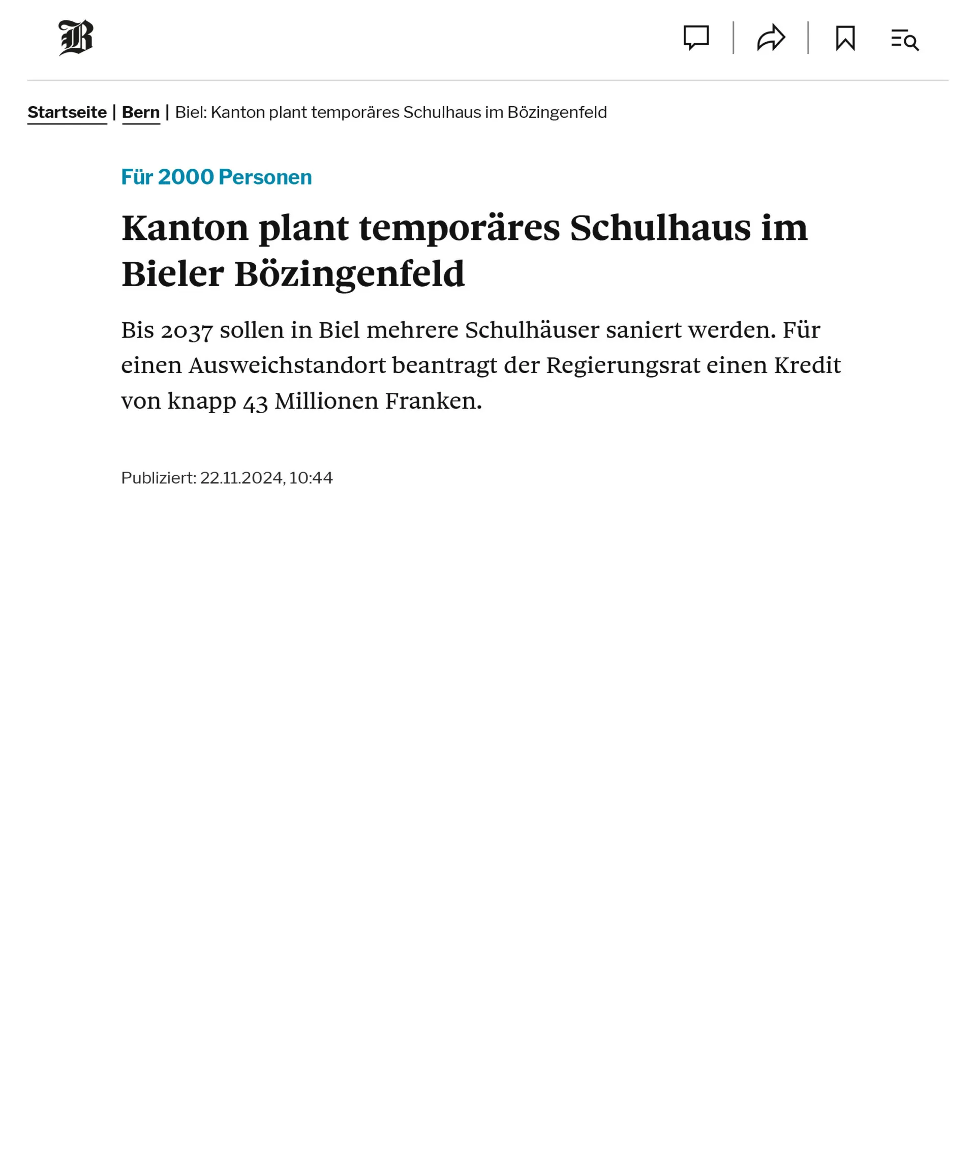 Artikel Der Bund 21 11 24
