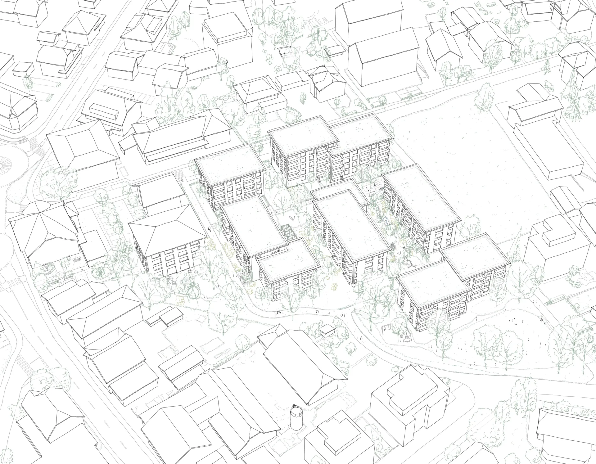 Handskizze Konolfingen